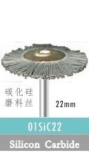 Четки полирни - монтирани 01SiC22 - Четка със собствен абразив - Силициев карбид