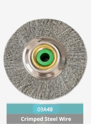 Четка метална, немонтирана за полирмотор 03A48