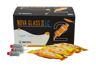 Nova Glass II LC - Стъклено-йономерен обтуровъчен цимент  