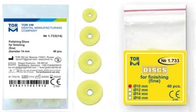 Полиращи дискове  40 бр. № 1.733 ø16