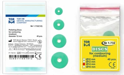 Полиращи дискове  40 бр. № 1.732 ø14
