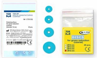 Полиращи дискове  40 бр. № 1.731 ø14