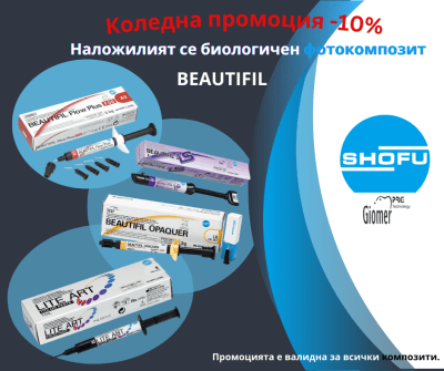 Beautifil фотокомпозити са с уникален минерален пълнител Giomer