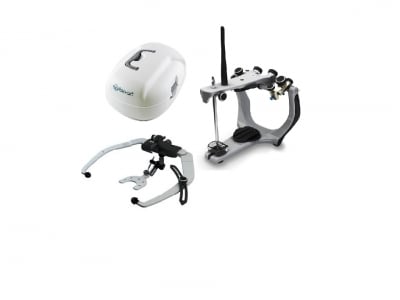 Артикулатор с лицева дъга и оклудатори