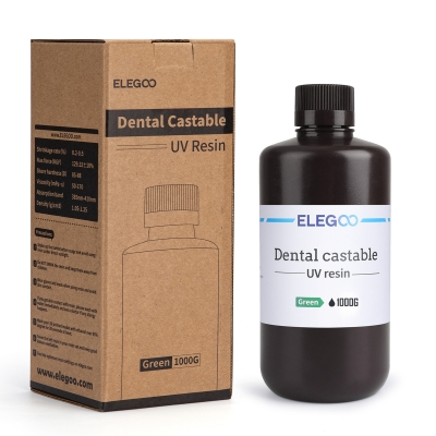  Elegoo Dental Castable UV Resin Green 1 kg