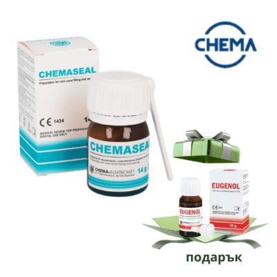 CHEMASEAL Каналопълнежно средство + подарък Евгенол