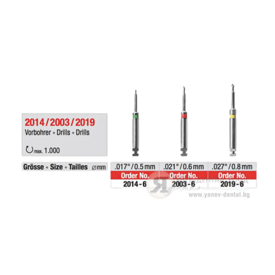 Edenta щифтове