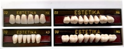 Двуслойна зъбна гарнитура Estetika