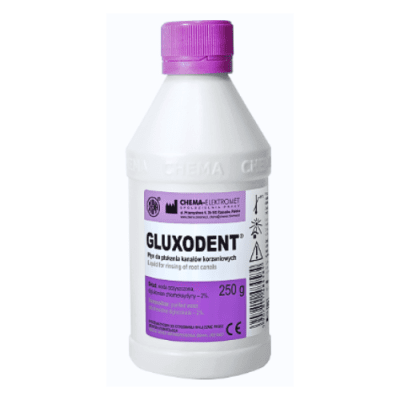 Gluxodent -  2% Хлорексидин диглюконат за изплакване на кореновите канали