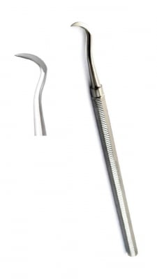 Инструмент за почистване на зъбен камък - сърповиден