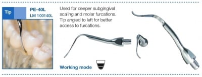 Връхче за утразвуков скалер Amdent/ LM Instruments - PE-40L