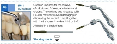 Връхче за утразвуков скалер Amdent/ LM Instruments - IM-1
