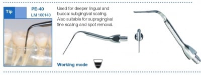 Връхче за утразвуков скалер Amdent/ LM Instruments - PE-40