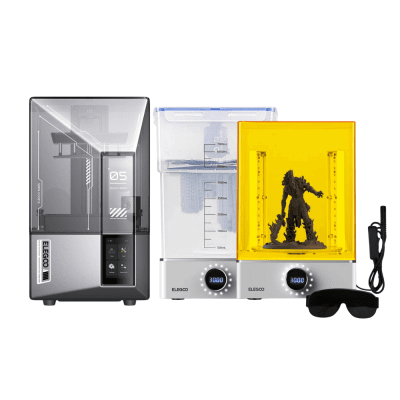 3D принтер Elegoo Mars 5 Ultra 9K + Фотополимерна лампа + Измиващ модул