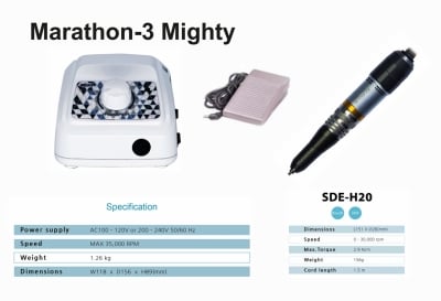 Микромотор Marathon 3 - Mighty с ръкохватка SDE-H20