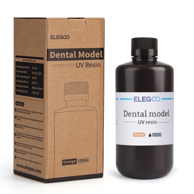 Elegoo Dental Model UV Resin Orange 1 kg