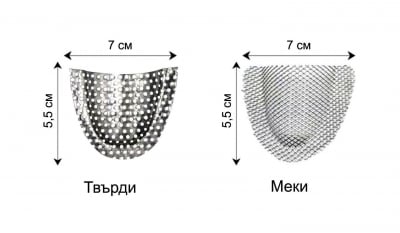 Мрежa за зъбни протези, сребриста