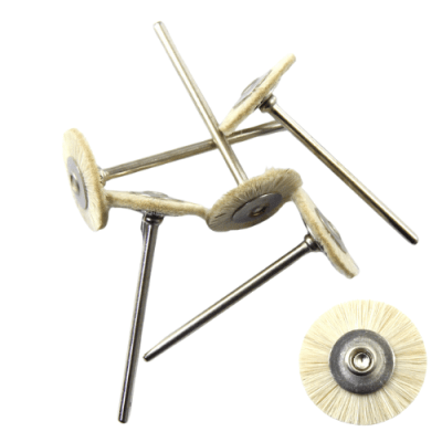 Четка от кози косъм Четка за полиране от кози косъм, монтирана 01G19