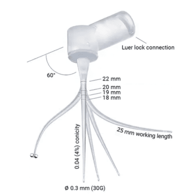 Гъвкава игла за промиване на коренови канали