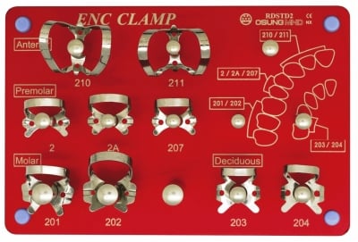Комплект клампи за кофердам Osung Rubber Dam Clamp Set