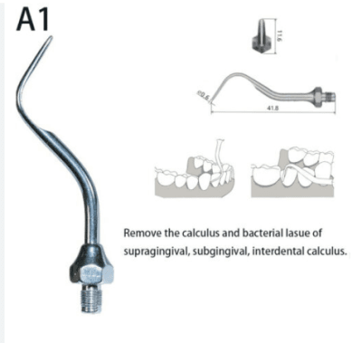 Връхчета за ултразвуков скалер Amdent/LM Instruments - A1