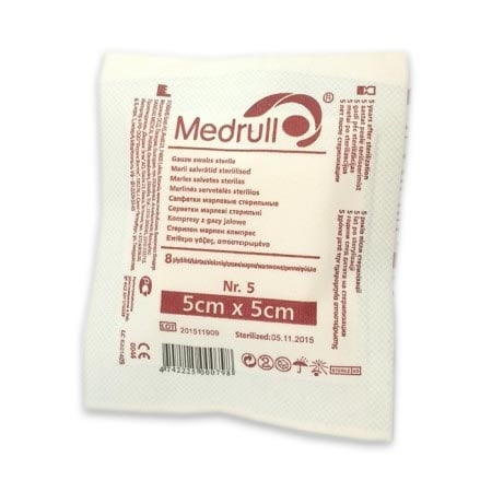 Марлени компреси стерилни Medrull