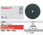 Сепараторни немонтирани полирни гуми Steelprofi Edenta 