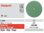 Немонтирани полирни гуми за CrCo сплави, мостове и коронки  Steelprofi Edenta