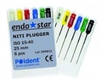 Poldent NiTi Pluggers - Никел-титанови плъгери, 25 мм