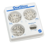 SHOFU OneGloss Set - Комплект силиконови полиращи гумички с абразив от алуминиев оксид
