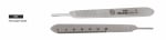 Плоска дръжка за скалпел с линийка за измерване SHF